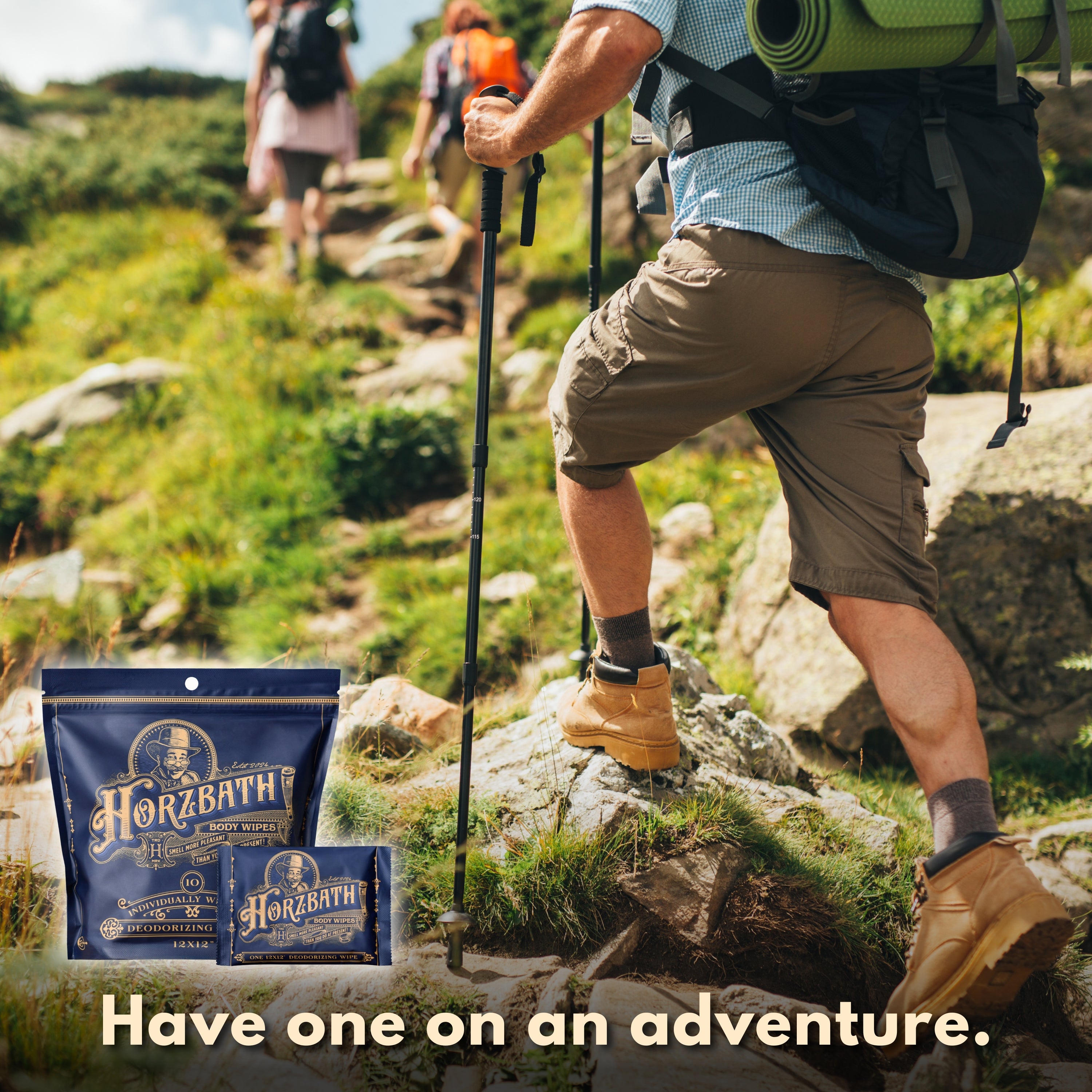 10-Pack of Horzbath Body Wipes