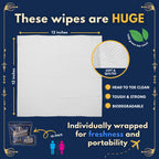 10-Pack of Horzbath Body Wipes